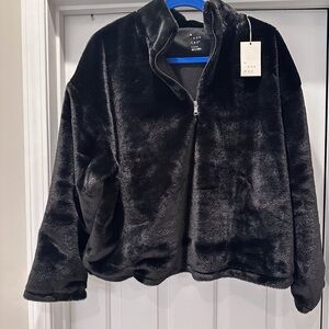 a new day Black Fleece Jacket